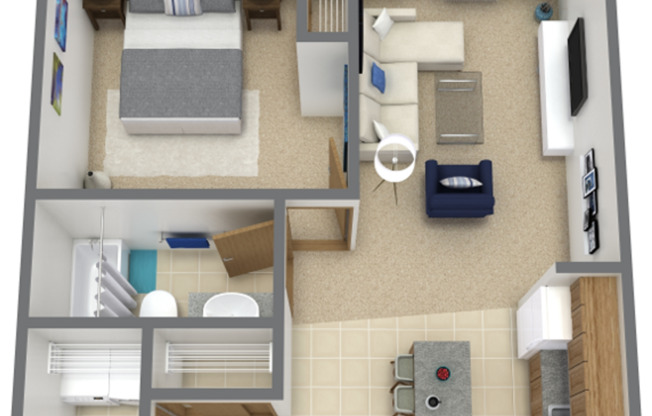 1 bed, 1 bath, 918 sqft, $1,355, Unit 1834-127