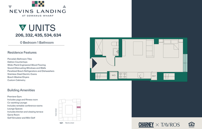 Studio, 1 bath, $3,625, Unit 534