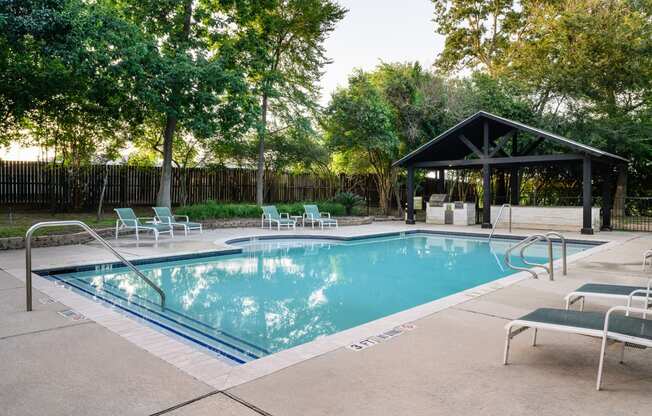 Swimming Pool at The Grove at White Oak Apartments, The Barvin Group, Houston