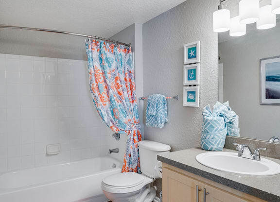 Bathroom with Tile Floor
