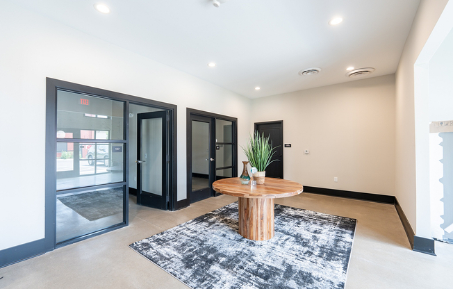 Loft-style clubhouse and lounge