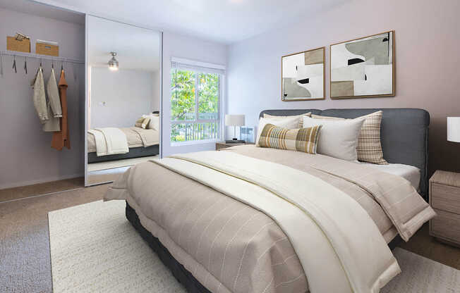 Bedroom with Hard Surface Flooring