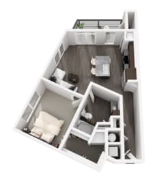 1 bed, 1 bath, 776 sqft, $1,902