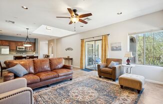 Gorgeous 2 bedroom 2 bathroom, with a sitting area/Movie room/office!! Plus an extra reading or office area!! All appliances!!! Gates and the Community is like living at a resort!!! Desert Ridge Area and close to Mayo!!! Ready now!!!