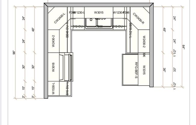 2 beds, 1 bath, 845 sqft, $1,335, Unit 605-F