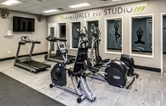 State-of-the-art fitness center at Whispering Hills Apartments, Omaha NE