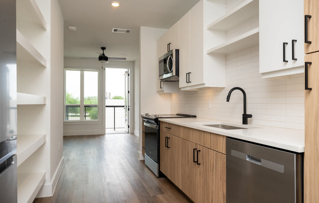 Kitchen with Stainless Steel Appliances