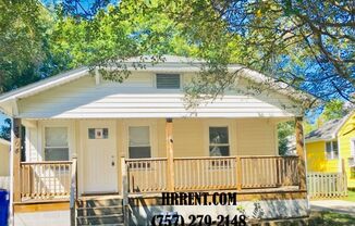 Charming Renovated 3 Bedroom 1 Bath Single Family Home located in the Fairmount area of Norfolk, VA!