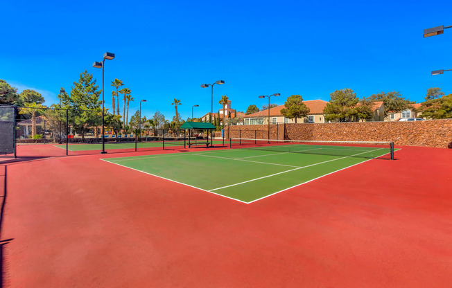 El Paso Apartment Tennis Court - Retreat at Mesa Hills