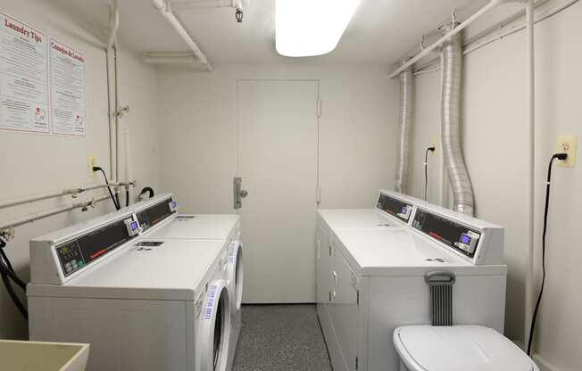 On site laundry facilities