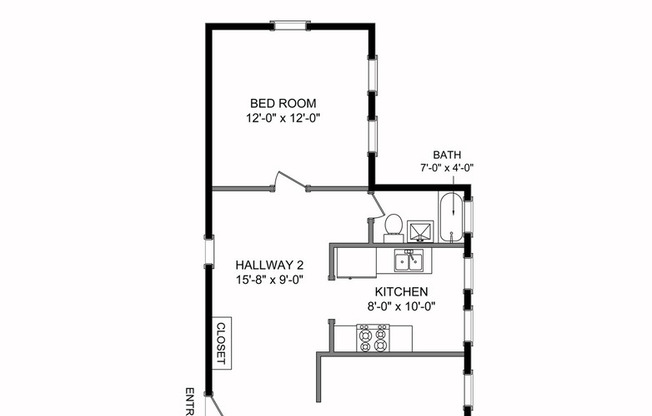 1 bed, 1 bath, 702 sqft, $2,250, Unit 02-041