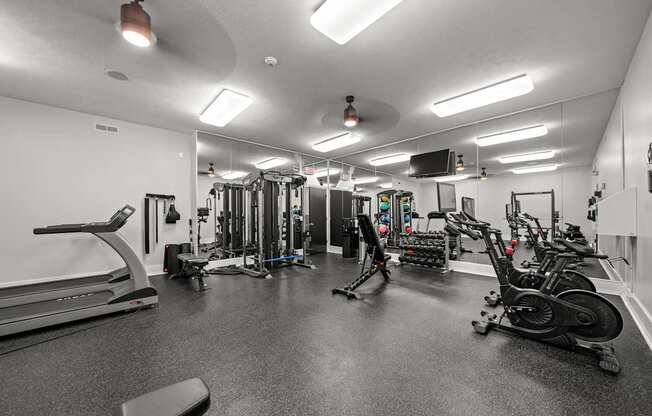 24 Hour Gym at Dover Hills Apartments in Kalamazoo