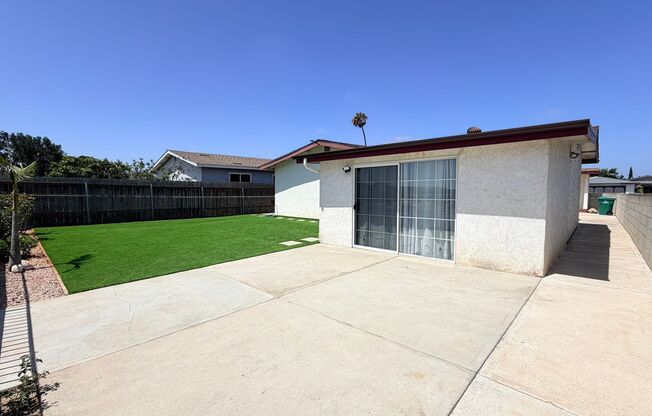 Remodeled 3 bedrooms 2 baths single story home in South San Diego