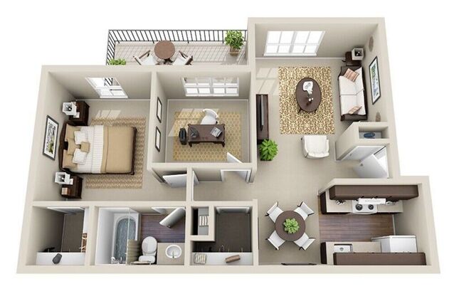 1 bed, 1 bath, 762 sqft, $1,160
