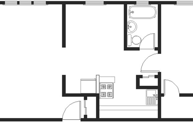 1 bed, 1 bath, 750 sqft, $1,095, Unit 105