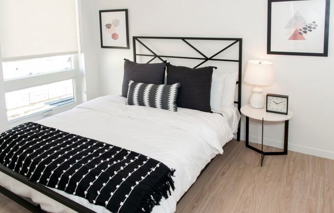 Lavish Bedroom at CityLine Apartments, Minneapolis