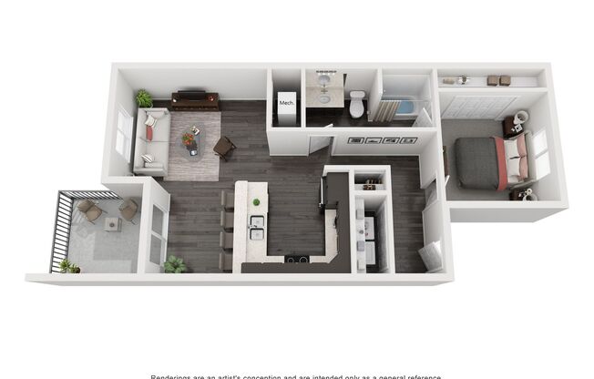 1 bed, 1 bath, 772 sqft, $985, Unit 4009-240