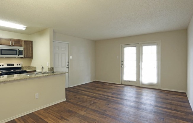 Dark Brown Hardwood Flooring