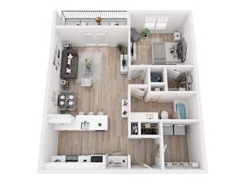 1 bed, 1 bath, 865 sqft, $1,650