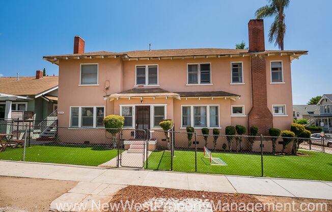 Charming Sherman Heights 2 Bedroom, Available Now, 1 Parking Space Included