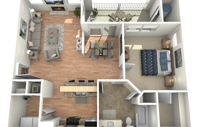 1 bed, 1 bath, 788 sqft, $2,292