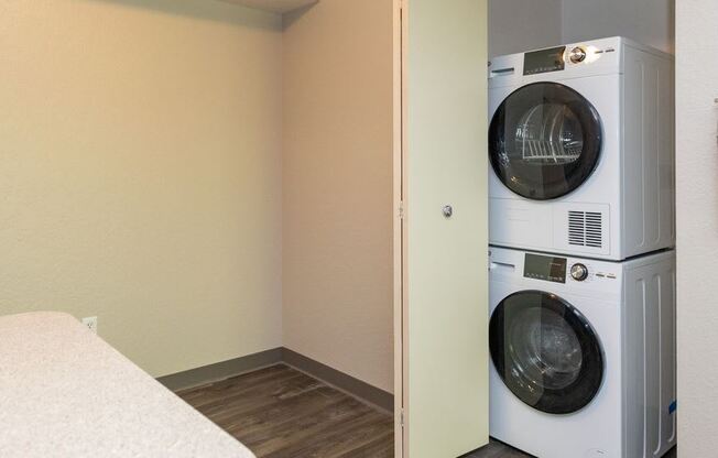Washer and Dryer In Select Units