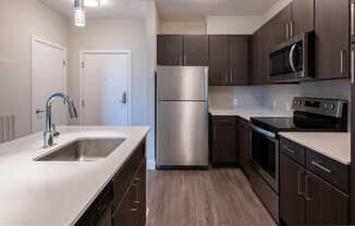 Kitchen with Stainless Steel Appliances