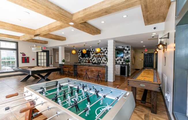 Foosball, Shuffleboard, and Pool at Willowest in Lindbergh in Atlanta, GA 30324