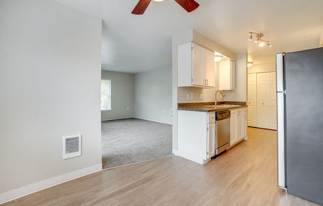 kitchen  near living room