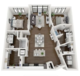 2 beds, 2 baths, 1,237 sqft, $2,097