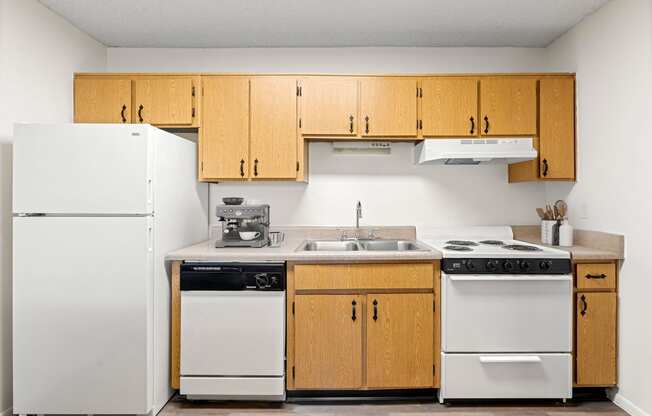 One Bedroom Kitchen at Shorebird Apartments in Mesa Arizona