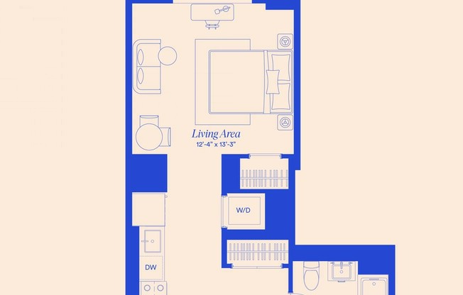 Studio, 1 bath, $3,530, Unit 321P
