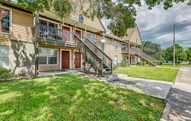 our apartments have a spacious yard and balconies for residents to enjoy