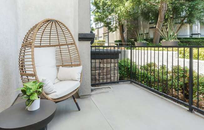 Private Patio Included with Units