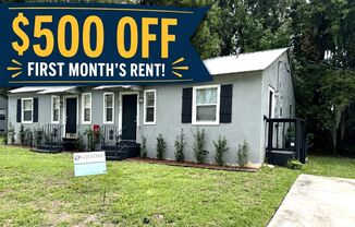 Renovated 2 Bedroom Jacksonville Heights Duplex Apartment