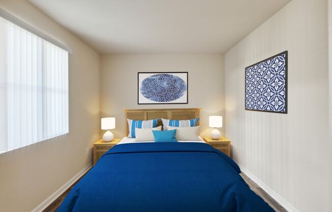 Bedroom at Waterstone Apartments