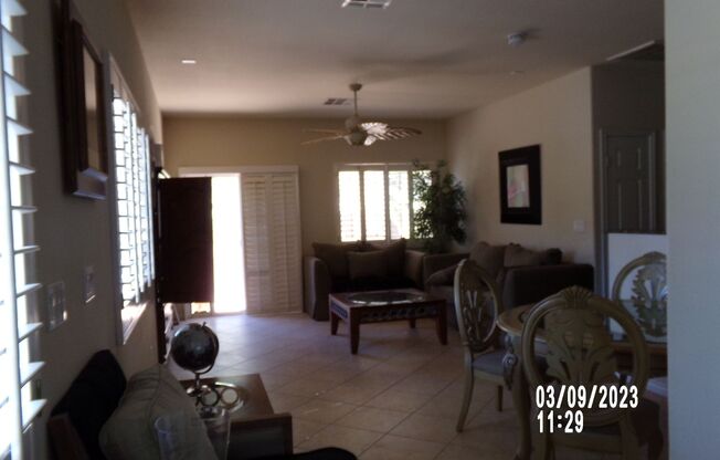 FULLY FURNISHED HOME IN INSPIRATION AT GREEN VALLEY RANCH!