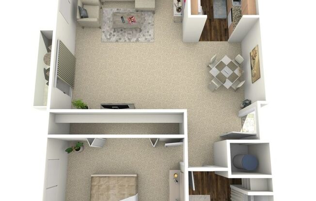 1 bed, 1 bath, 676 sqft, $1,500, Unit 308