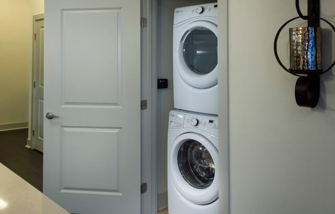 Energy Efficient, Full-Sized Washer and Dryer at Olympic by Windsor, 936 S. Olive St, Los Angeles