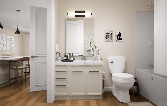 1 bed, 1 bath, 678 sqft, $1,236