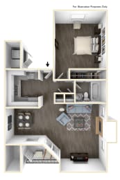 1 bed, 1 bath, 710 sqft, $1,058