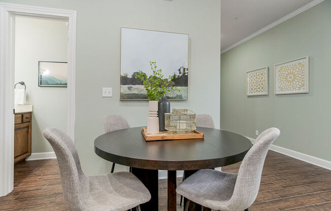 Dining Room at Prairie Pines Townhomes, Shawnee, 66226