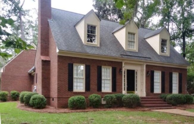 Beautiful Home in Dougherty County!!! Gorgeous all brick, colonial style home in the desirable Lake Park neighborhood! All brick home has 4 bd, 2.5 ba with real hard wood floors, new carpet on second story, chandeliers in entry and dining area, ceiling fa