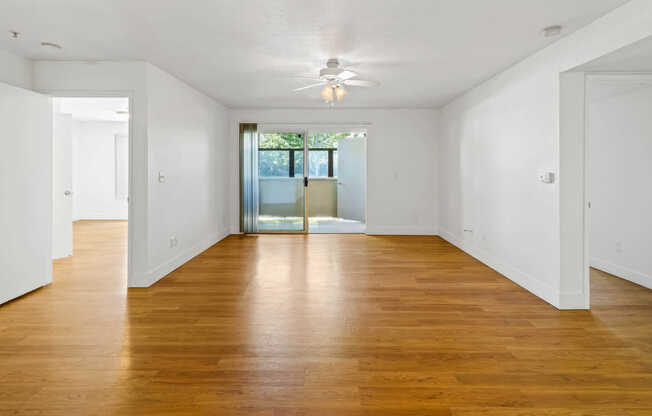 Living Room with Patio and Hard Surface Flooring