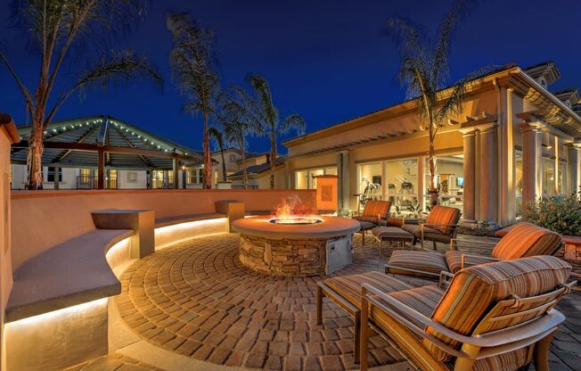 Fire Pit Area at Avino in CA 92130