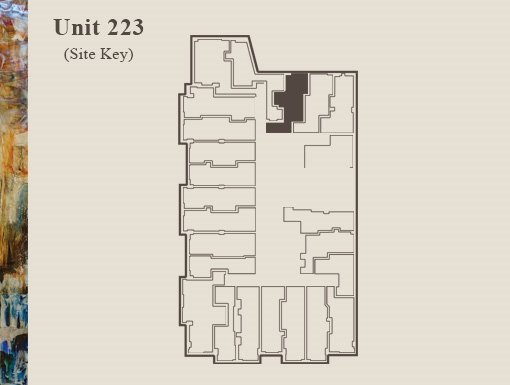 1 bed, 1 bath, $2,500, Unit 623