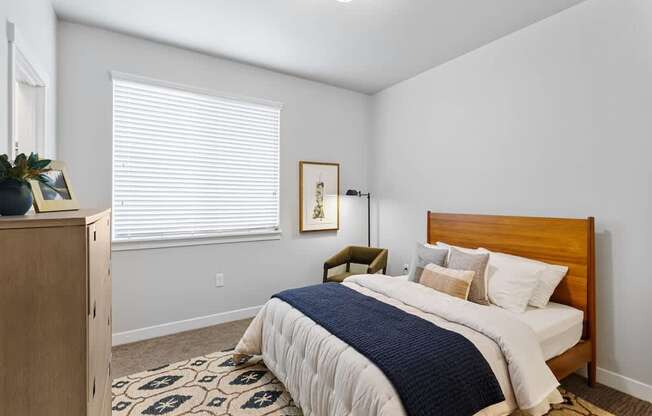 Comfy Bedroom with Natural Lighting in Phase I TH at Parc at Day Dairy