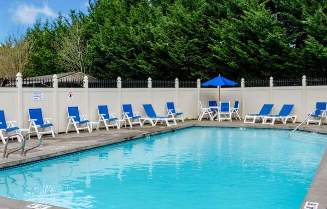 Pool at Abbey Rowe Apartments in Olympia, Washington, WA