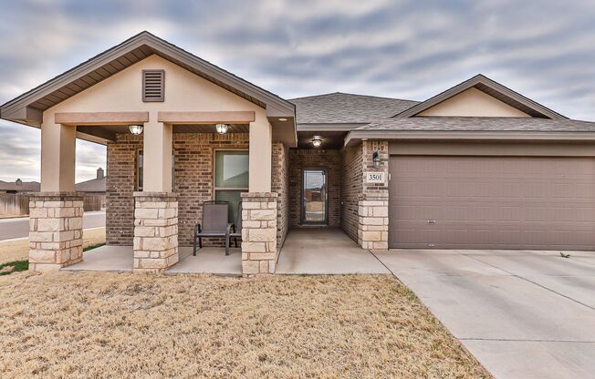Like Brand New! / Convenient to All Institutions of Higher Learning In The Lubbock Metro/ Just Minutes to Major Medical Centers/ Access To Huge Home Owners Association Swimming Pool /  Grassed Park with Baseball Area, Volleyball Net and Playground