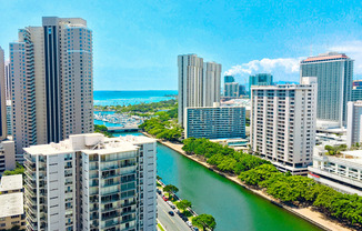 1717 Ala Wai Apt. 2407: 2 Bed/2 Bath with a View